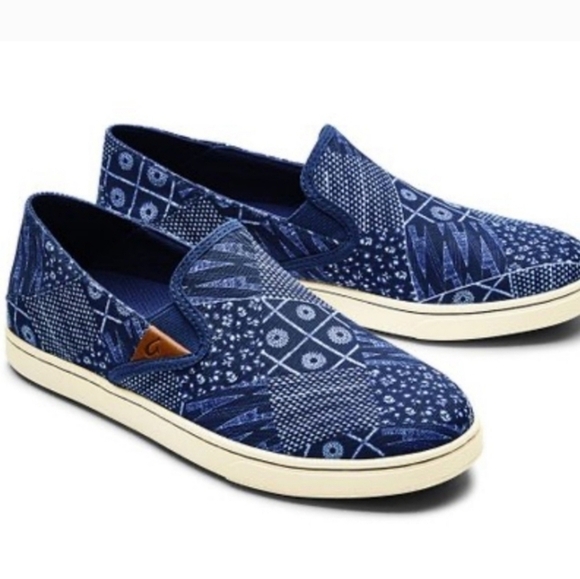 Olukai Women Pehuea Pa'I Loafer Slip on shoes sneakers sz 8 - Picture 1 of 12